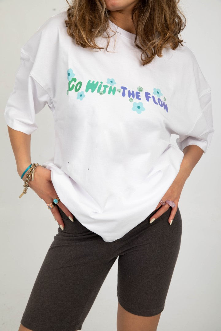 "Go With The Flow" Tee