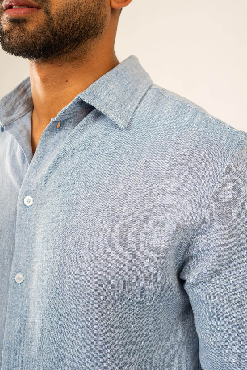 Long Sleeve Linen Shirt - FAIR & SQUARE
