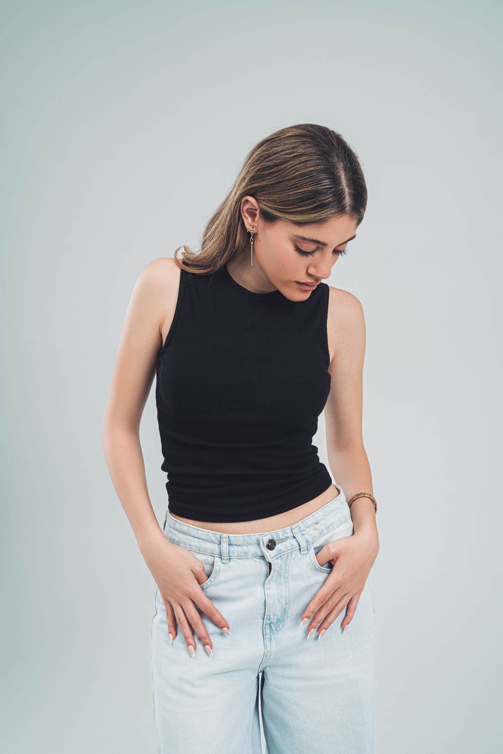 Sleevless Ribbed Top - FAIR & SQUARE