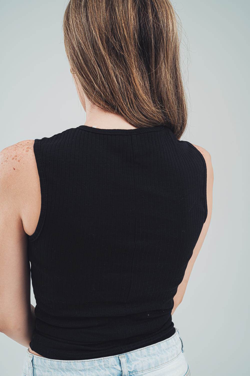 Sleevless Ribbed Top - FAIR & SQUARE