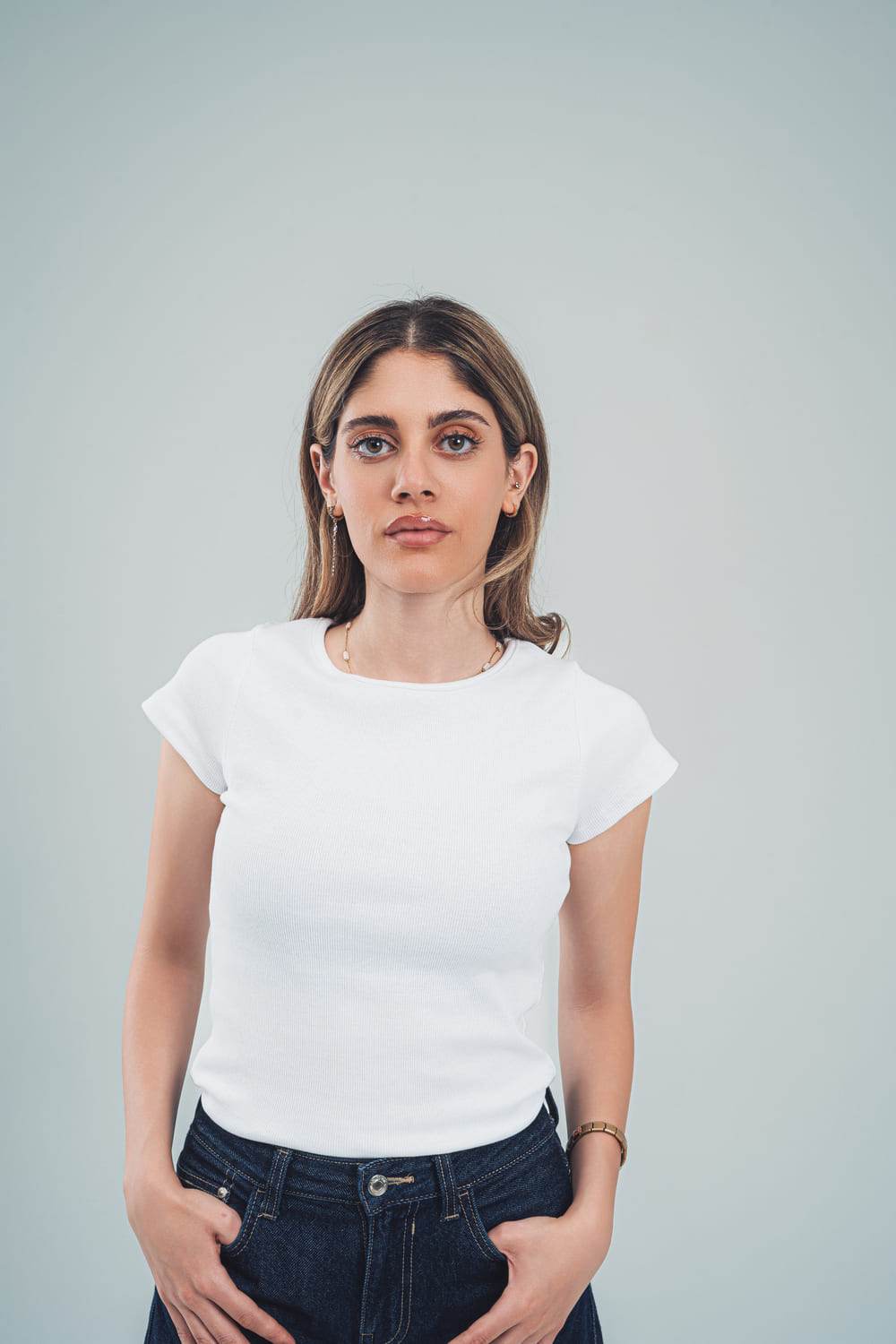 ⁠Ribbed Short Sleeve Top - FAIR & SQUARE