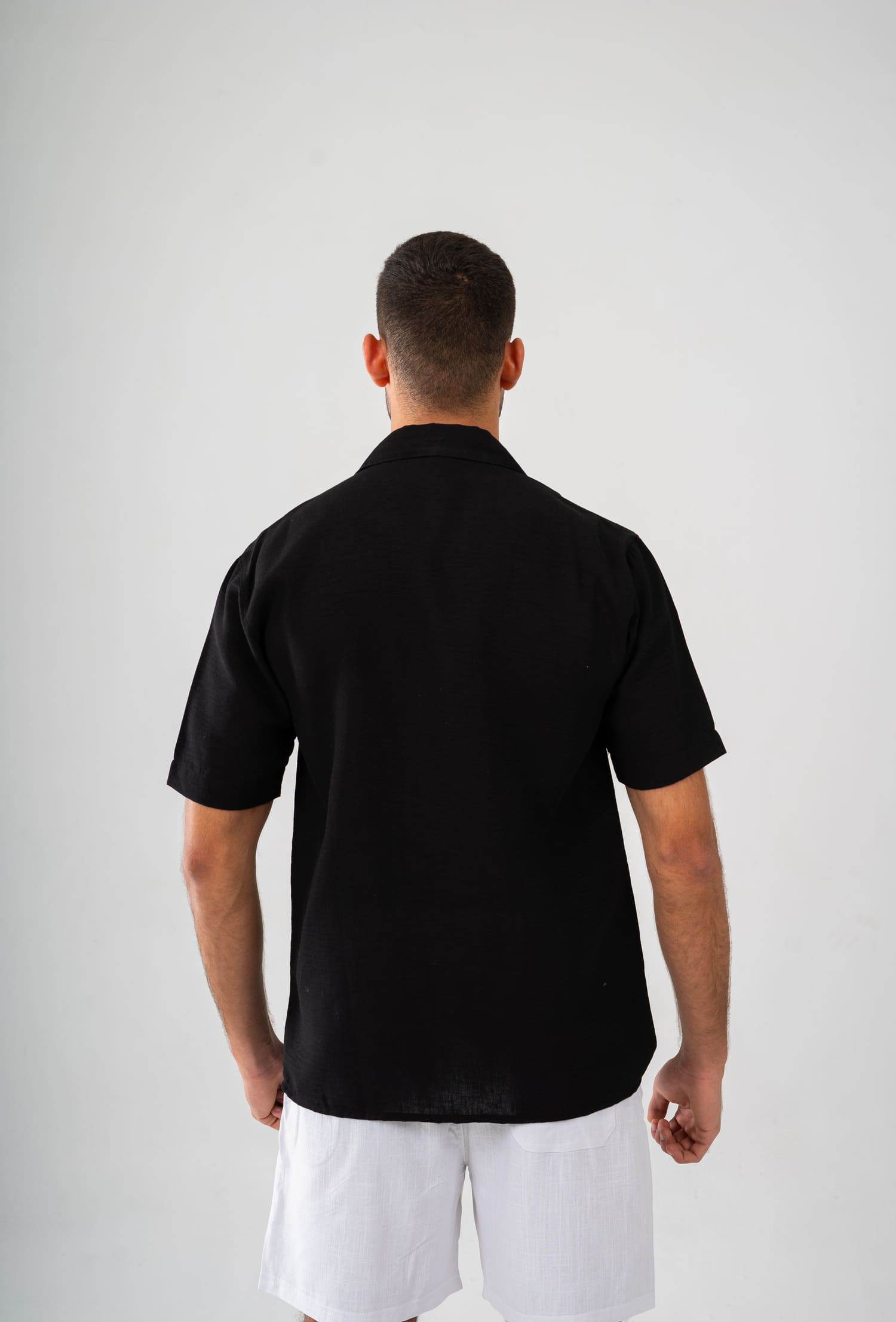 Short Sleeve Linen Shirt - FAIR & SQUARE