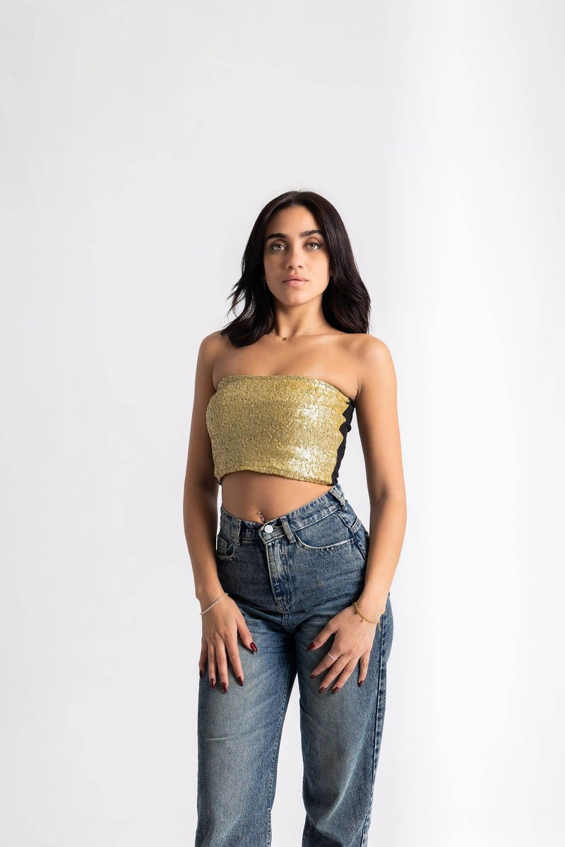 Sequin Tube Top - FAIR & SQUARE