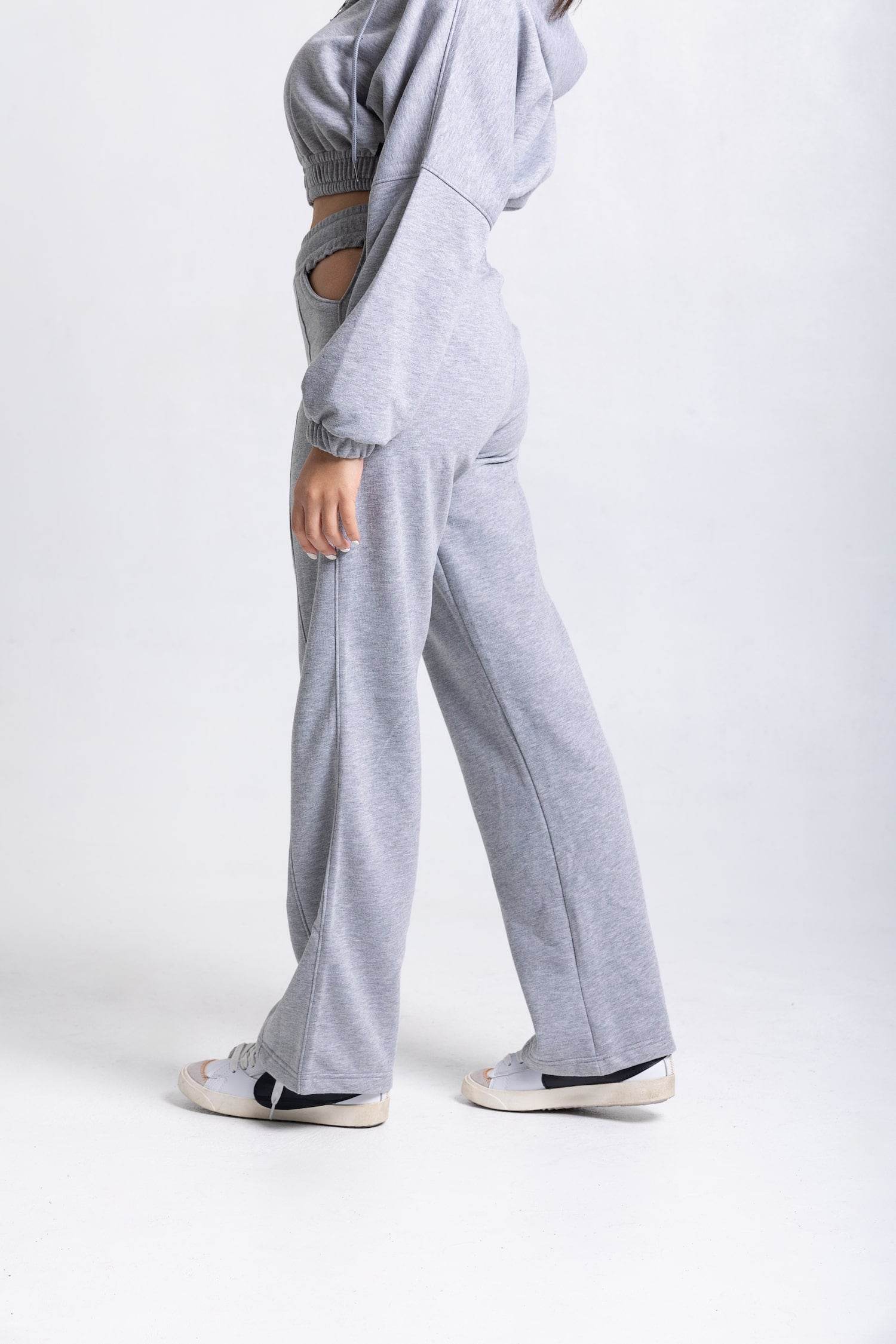 Cut-Out Side Sweatpants - FAIR & SQUARE