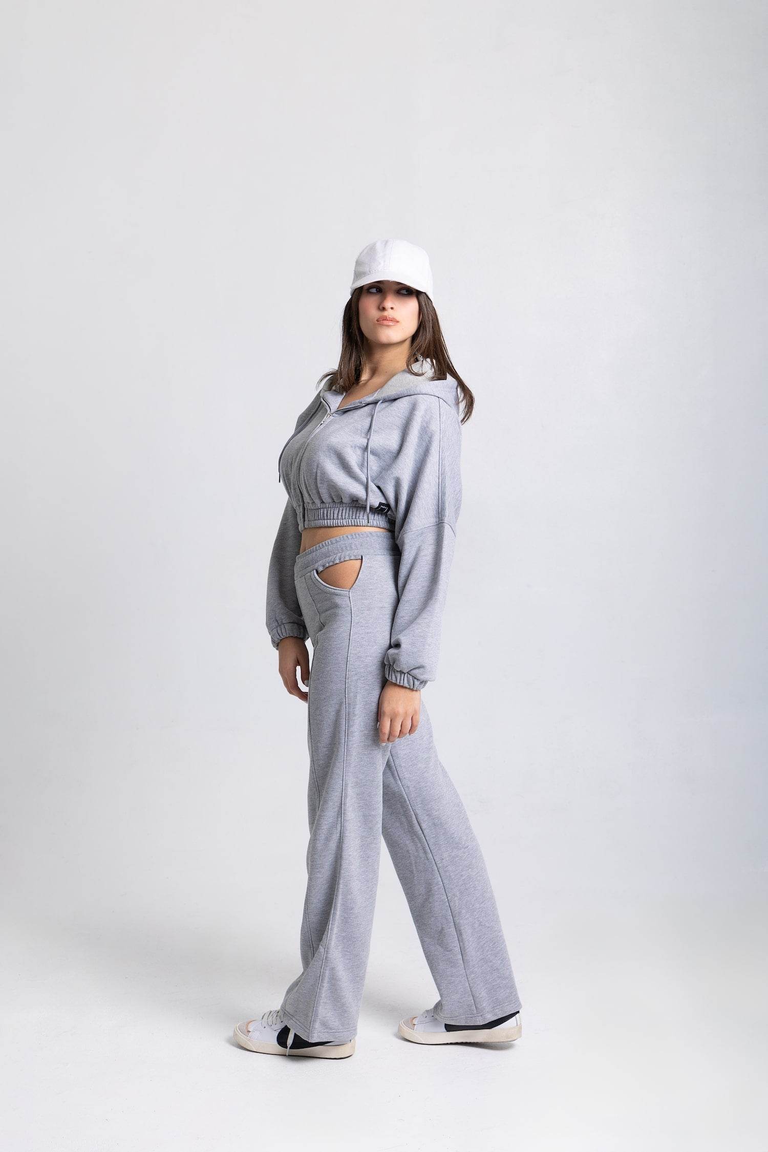 Cut-Out Side Sweatpants - FAIR & SQUARE