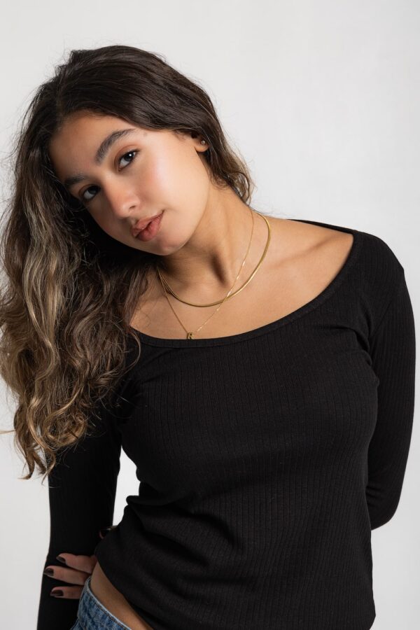 Ribbed Modal Blend Top