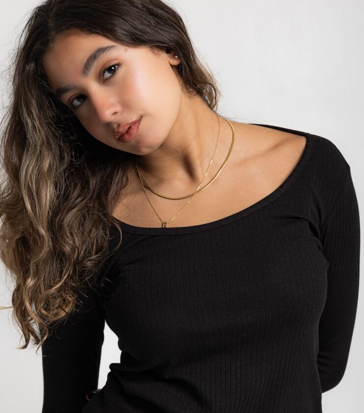 Ribbed Modal Blend Top