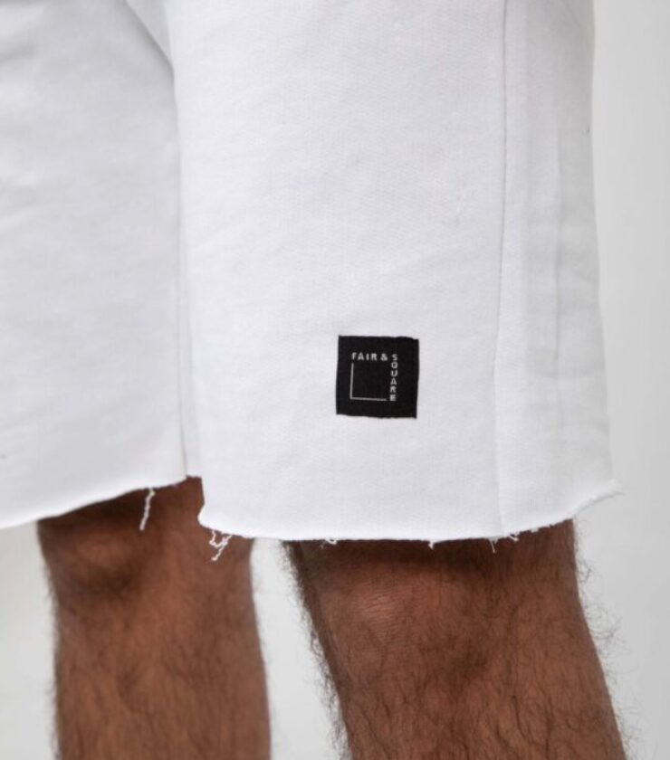 Unfinished sweatshorts