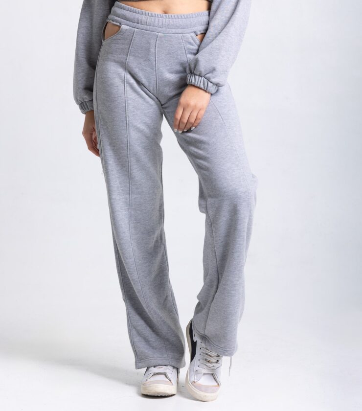 Cut-Out Side Sweatpants