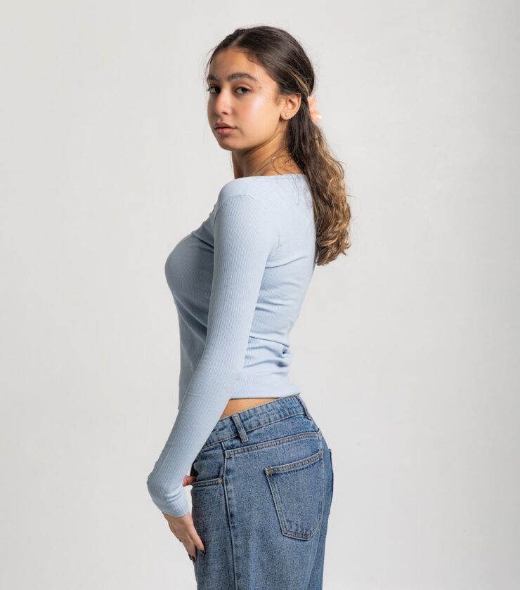 Ribbed Modal Blend Top