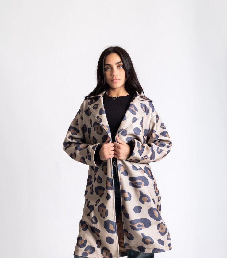 Cheetah Print Coat