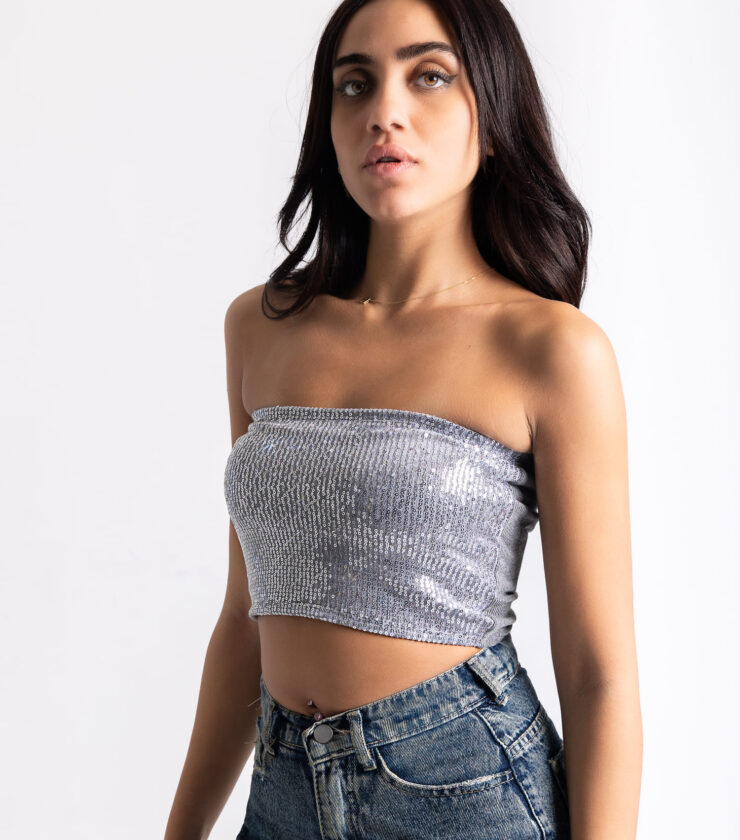 F&S Sequin Tube Top