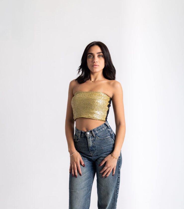 F&S Sequin Tube Top