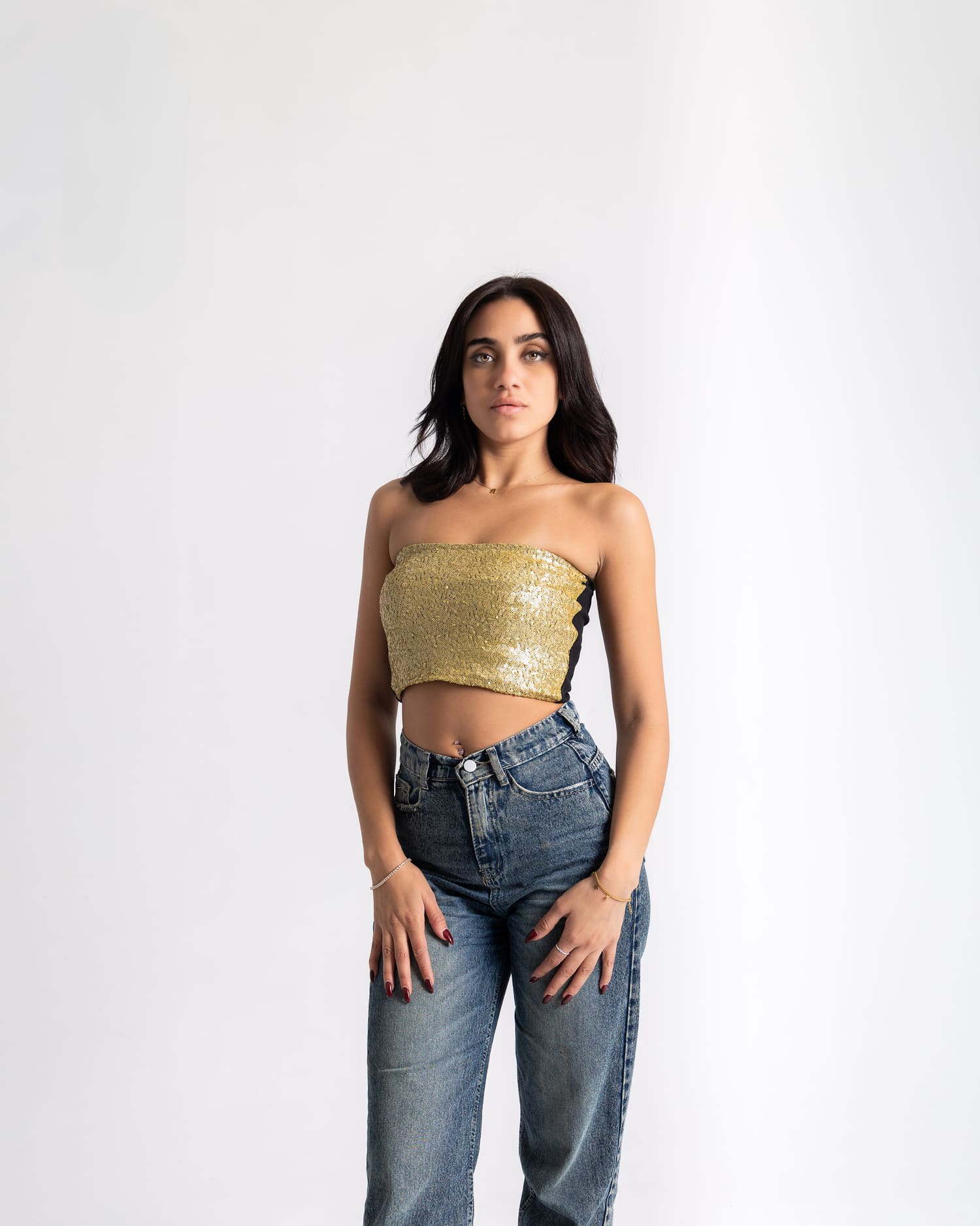 F&S Sequin Tube Top