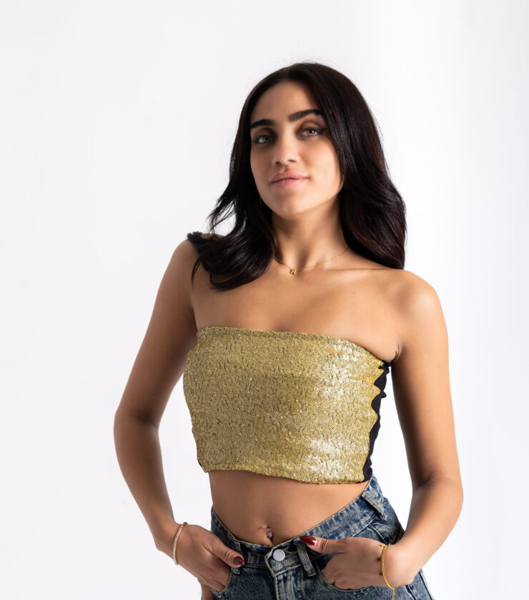 F&S Sequin Tube Top