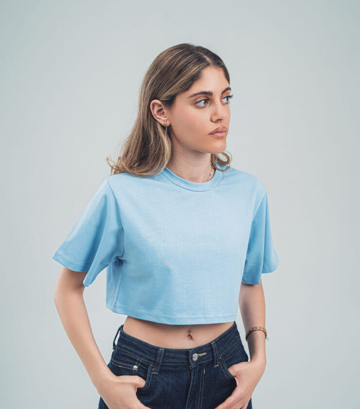 Basic cropped T-shirt