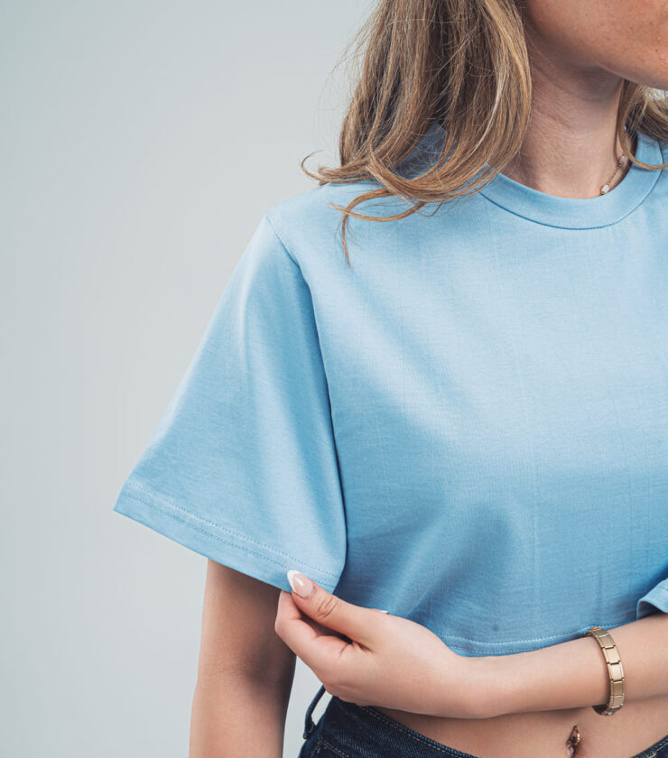 Basic cropped T-shirt