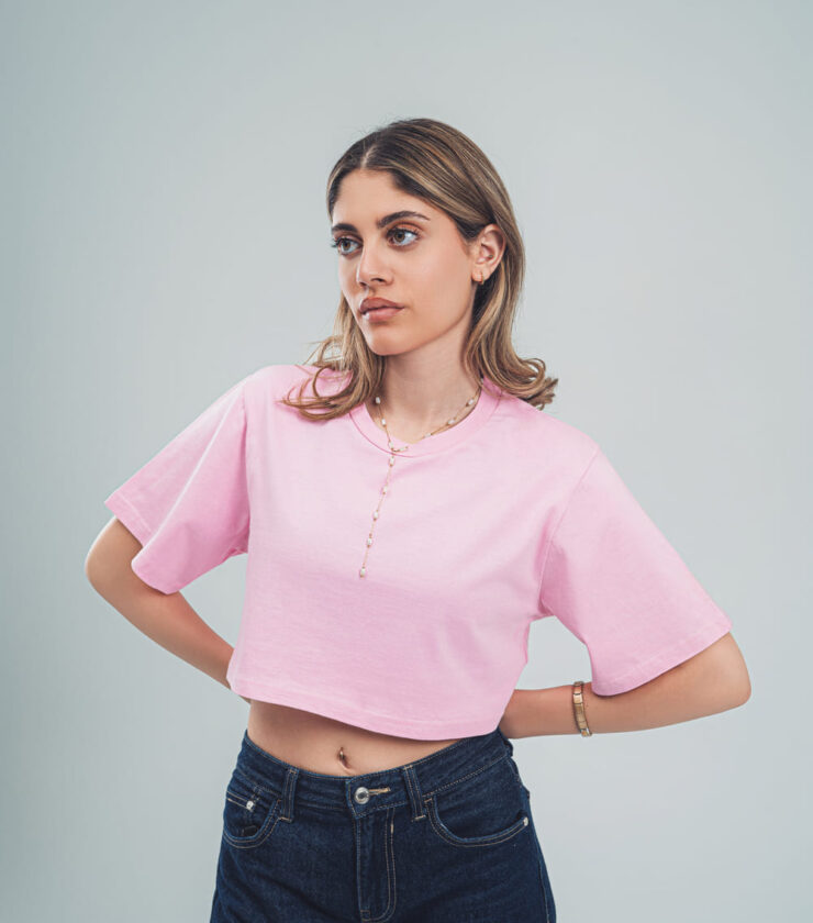 Basic cropped T-shirt
