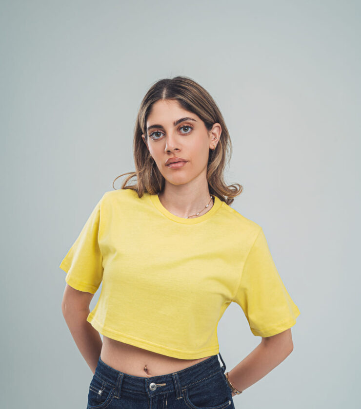 Basic cropped T-shirt