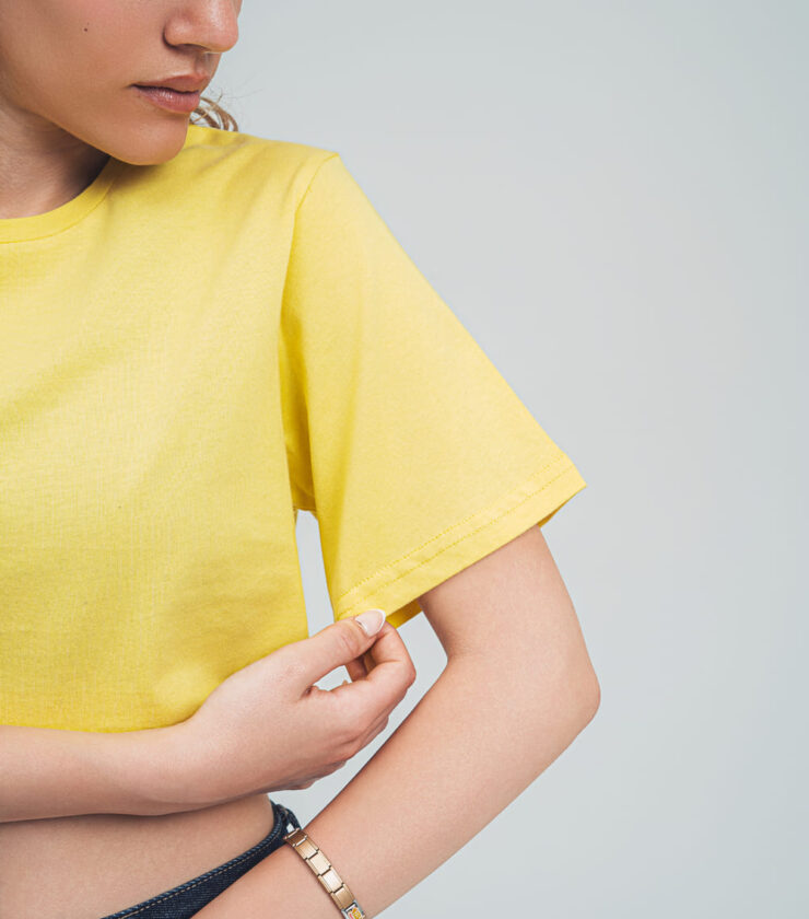 Basic cropped T-shirt
